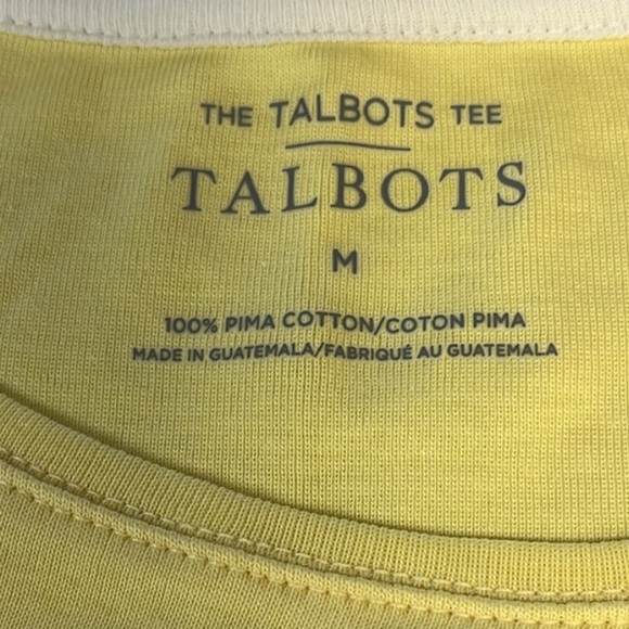 Talbots 100% Pima cotton tee - Picture 4 of 4